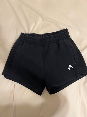 Alphalete Black Women's Athletic Shorts with Logo
